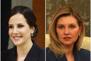 Modni duel prvih dama: Tamara Vučić i Olena Zelenska demonstrirale su vanvremensku eleganciju na samitu u Kijevu