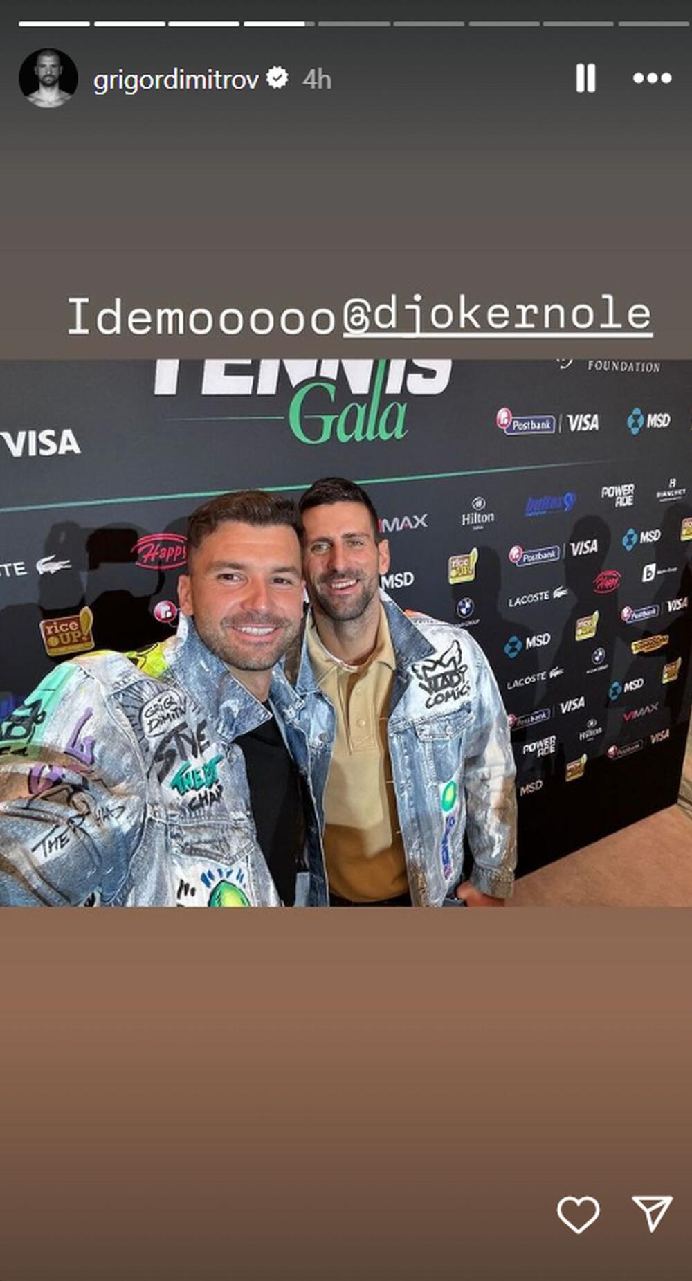 Novak Đoković, Grigor Dimitrov