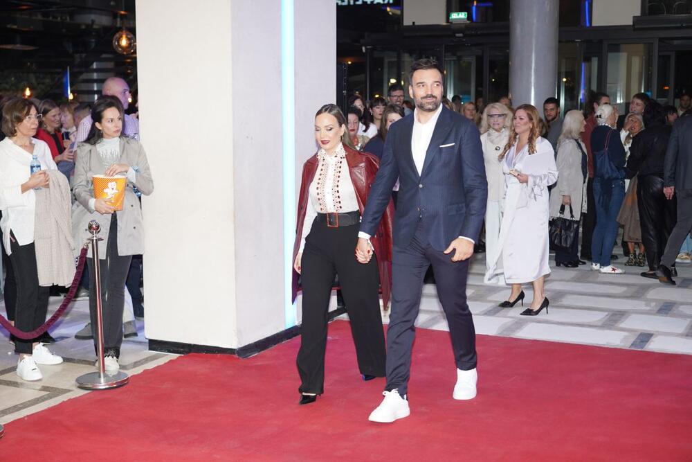 Jelena Tomašević i Ivan Bosiljčić na premijeri filma "Lazarev put"