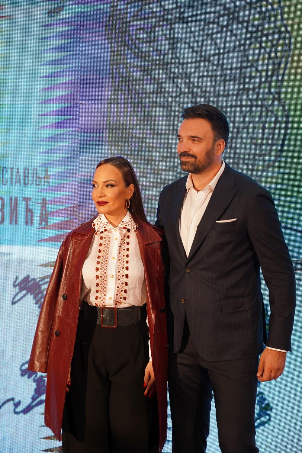 Jelena Tomašević i Ivan Bosiljčić na premijeri filma "Lazarev put"