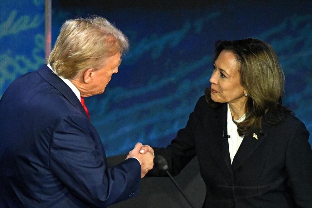 Donald Tramp i Kamala Haris pred debatu