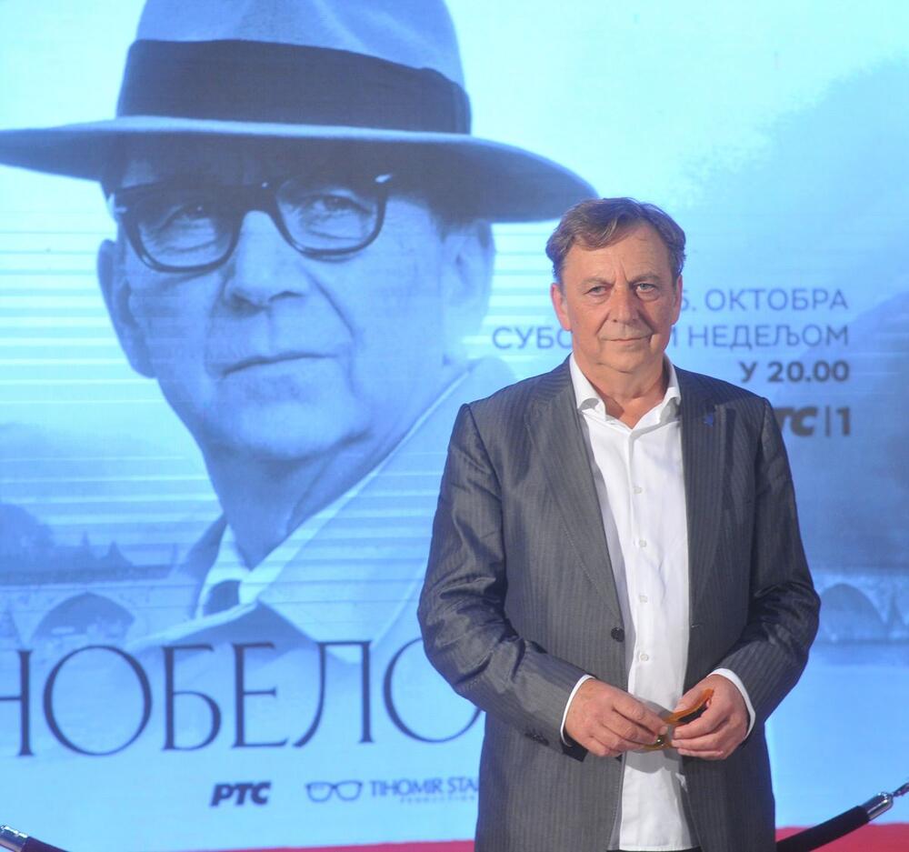 Tihomir Stanić na promociji i premijeri serije "Nobelovac"