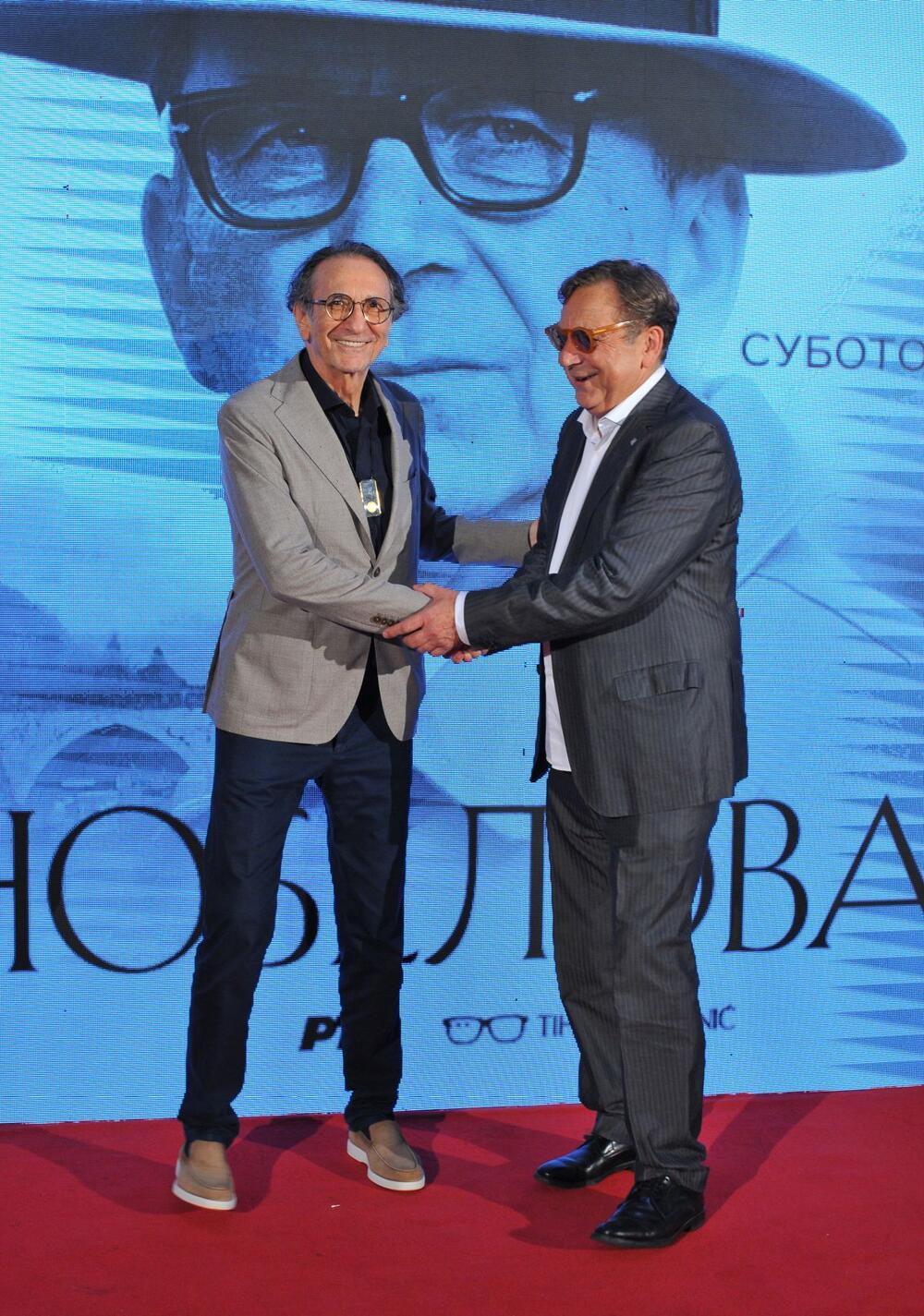 Tihomir Stanić na promociji i premijeri serije "Nobelovac"