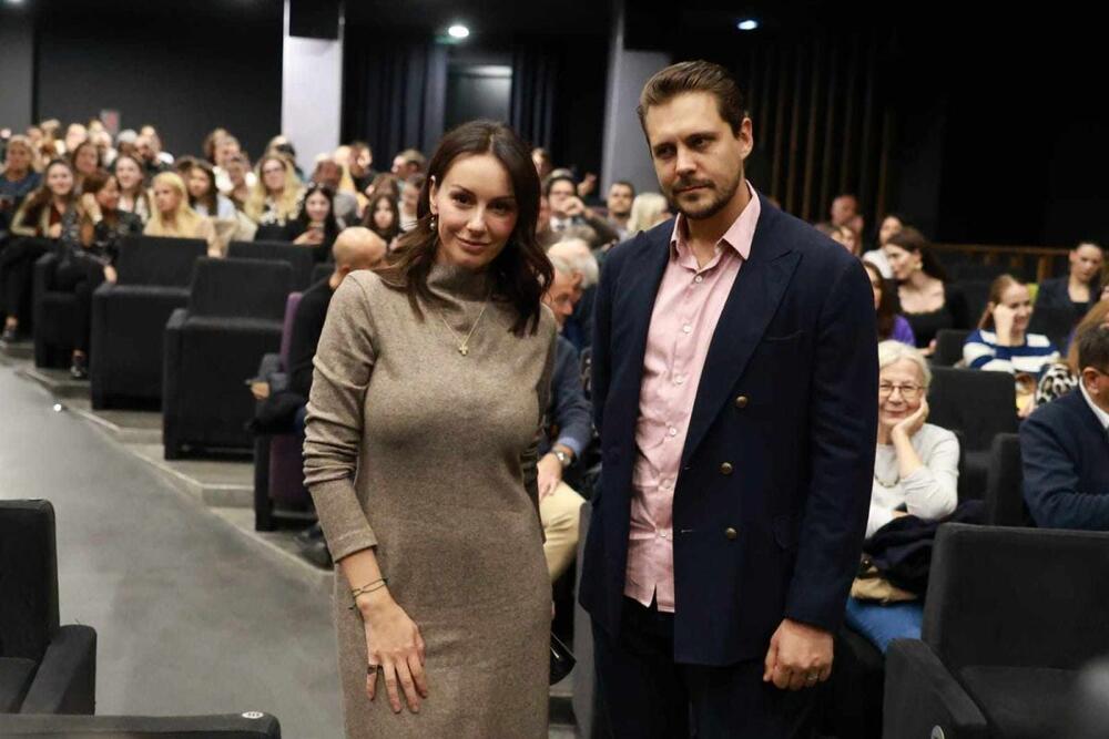 Sloboda Mićalović i Miloš BIković na premijeri filma "Bauk"