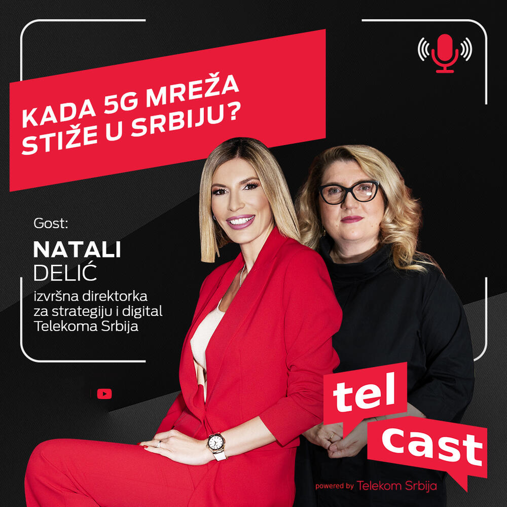 Natali Delić, izvršna direktorka za strategiju i digital Telekoma Srbija, gošća je novog TelCast-a.