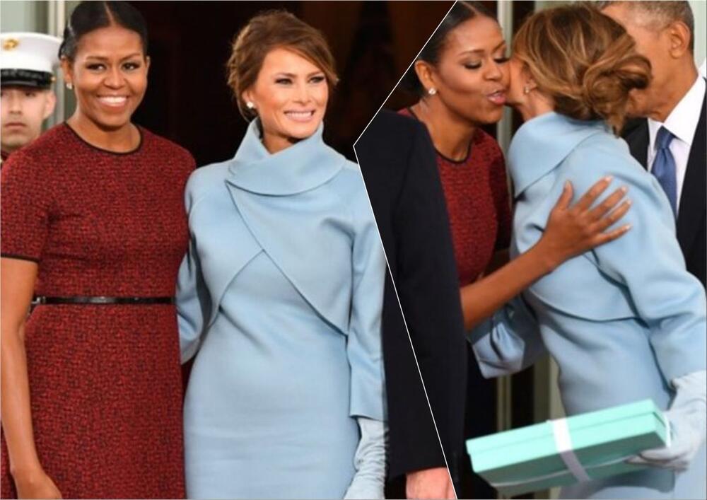 Mišel Obama i Melanija Tramp na predsedničkoj inauguraciji 2017. godine