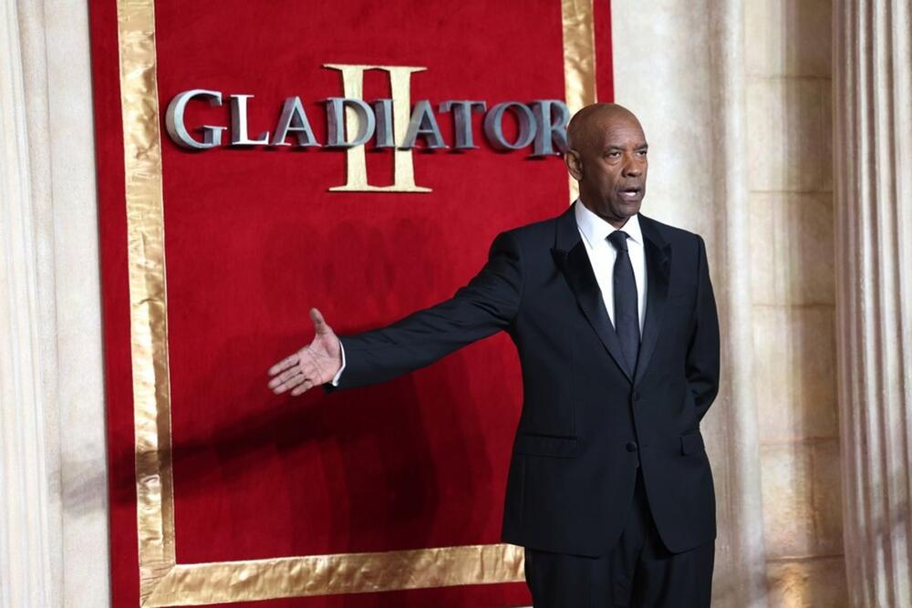 Denzel Vašington na premijeri filma "Gladijator 2"