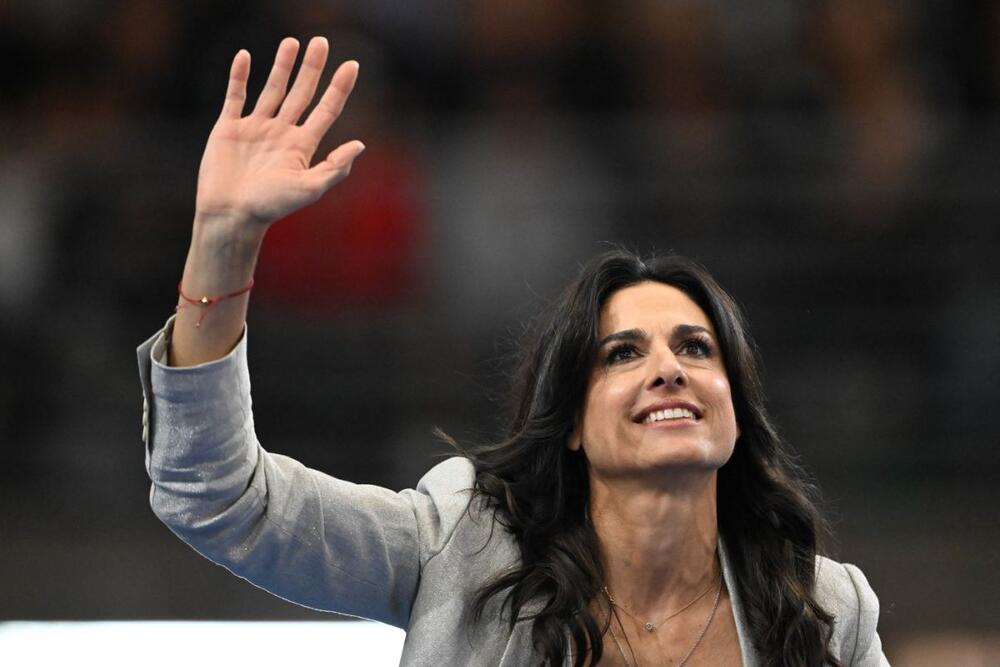 Gabrijela Sabatini na ispraćaju Huana Martina del Potra u penziju