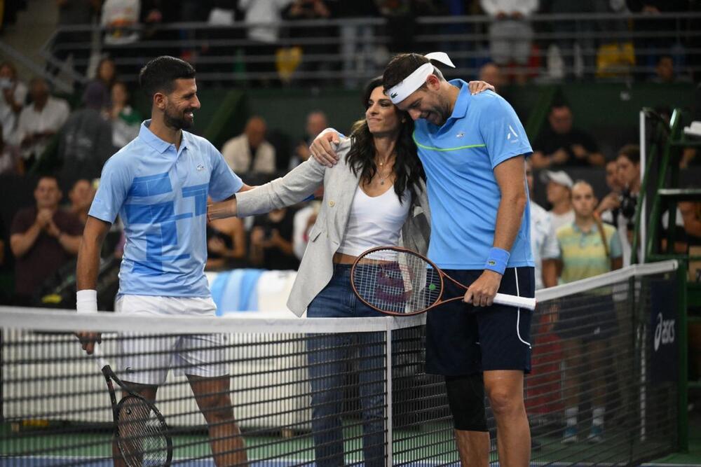 Novak Đoković, Gabrijela Sabatini i Huan Martin del Potro