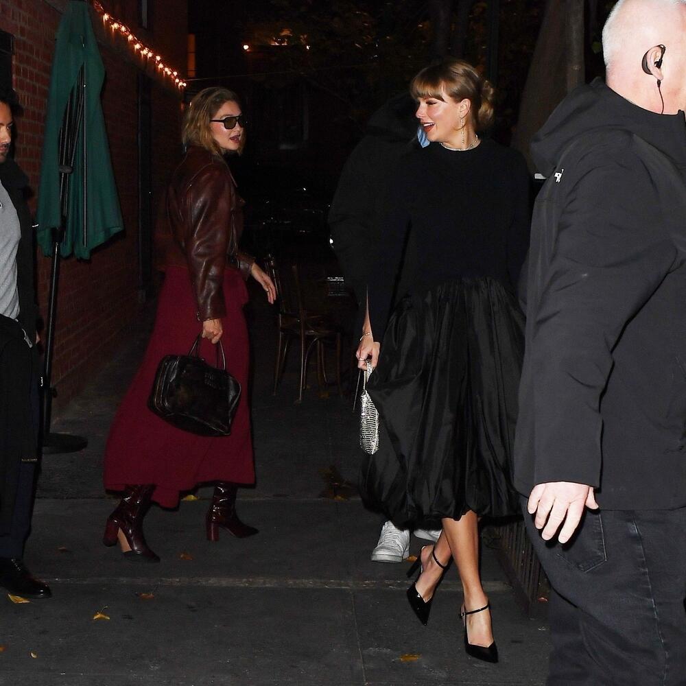 Tejlor Svift i Điđi Hadid na večeri