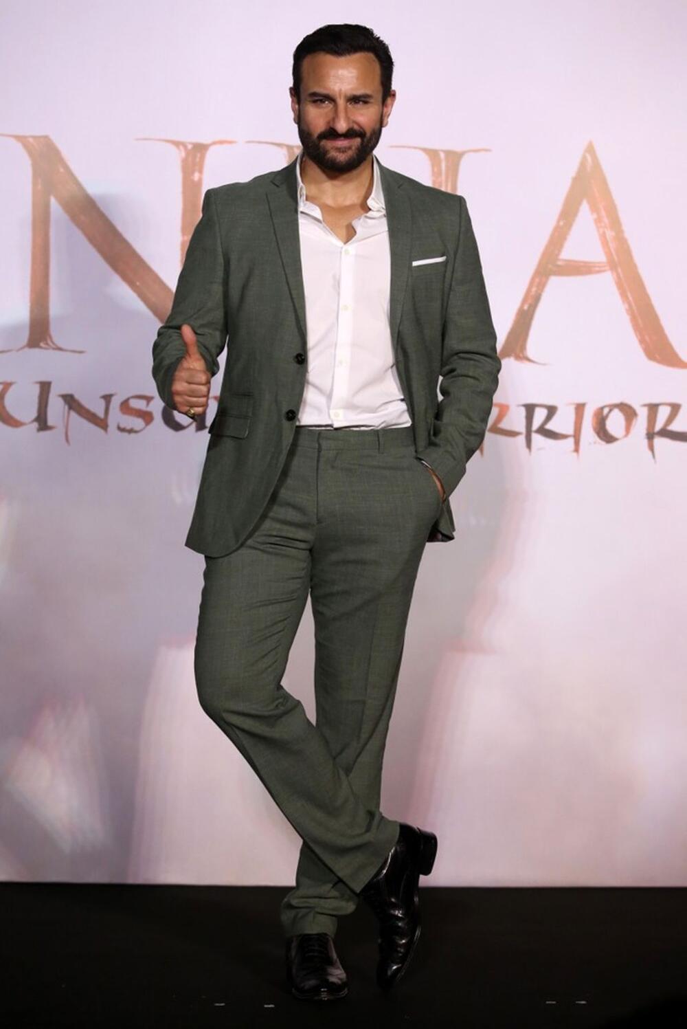 Saif Ali Kan na premijeri filma “Tanhaji: The Unsung Warrio”