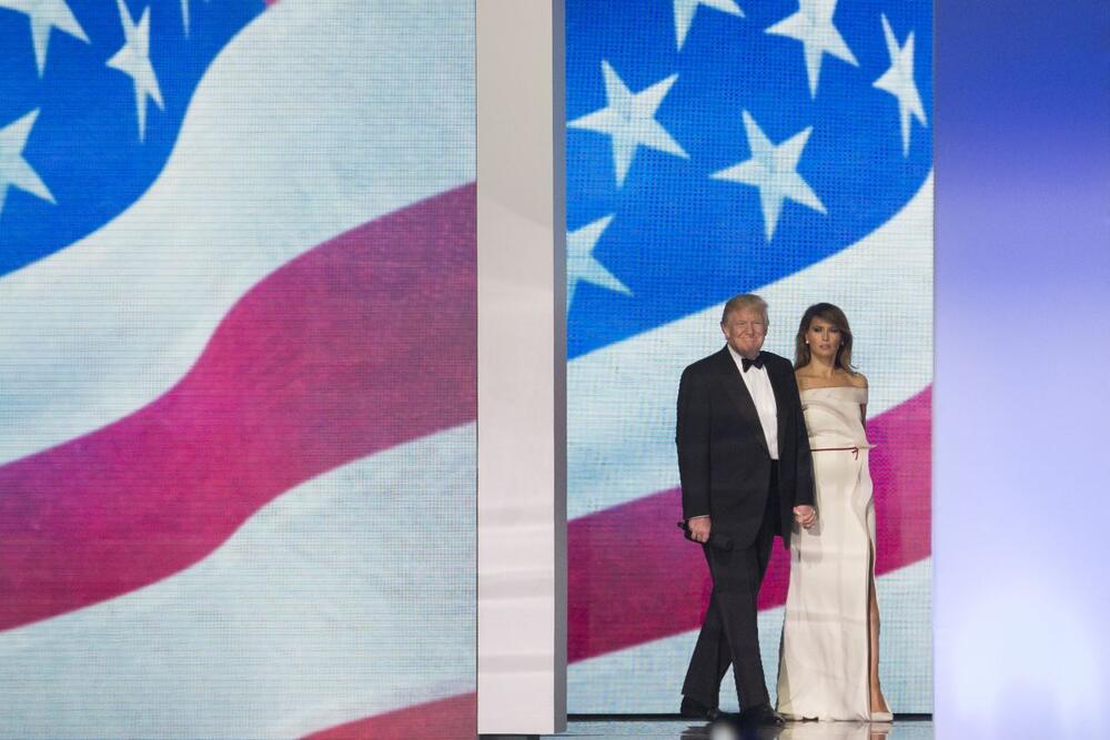 Donald i Melanija Tramp na Inauguracionom ballu 2017.