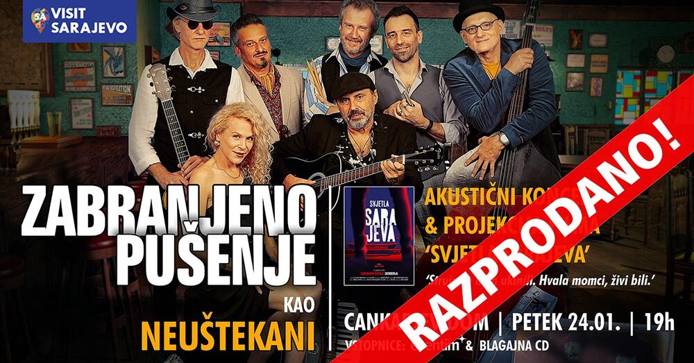 RASPRODAT KONCERT ZABRANJENOG PUŠENJA 