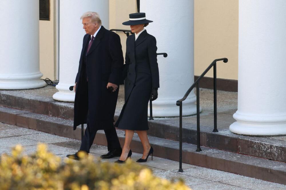 Melanija i Donald Tramp na inauguraciji