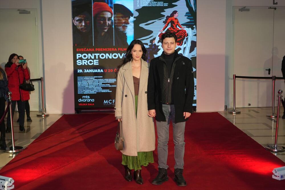 Marko i Marija Janketić na premijeri filma filma "Pontonovo srce"