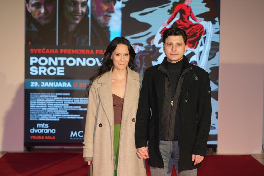 Marko i Marija Janketić na premijeri filma filma "Pontonovo srce"