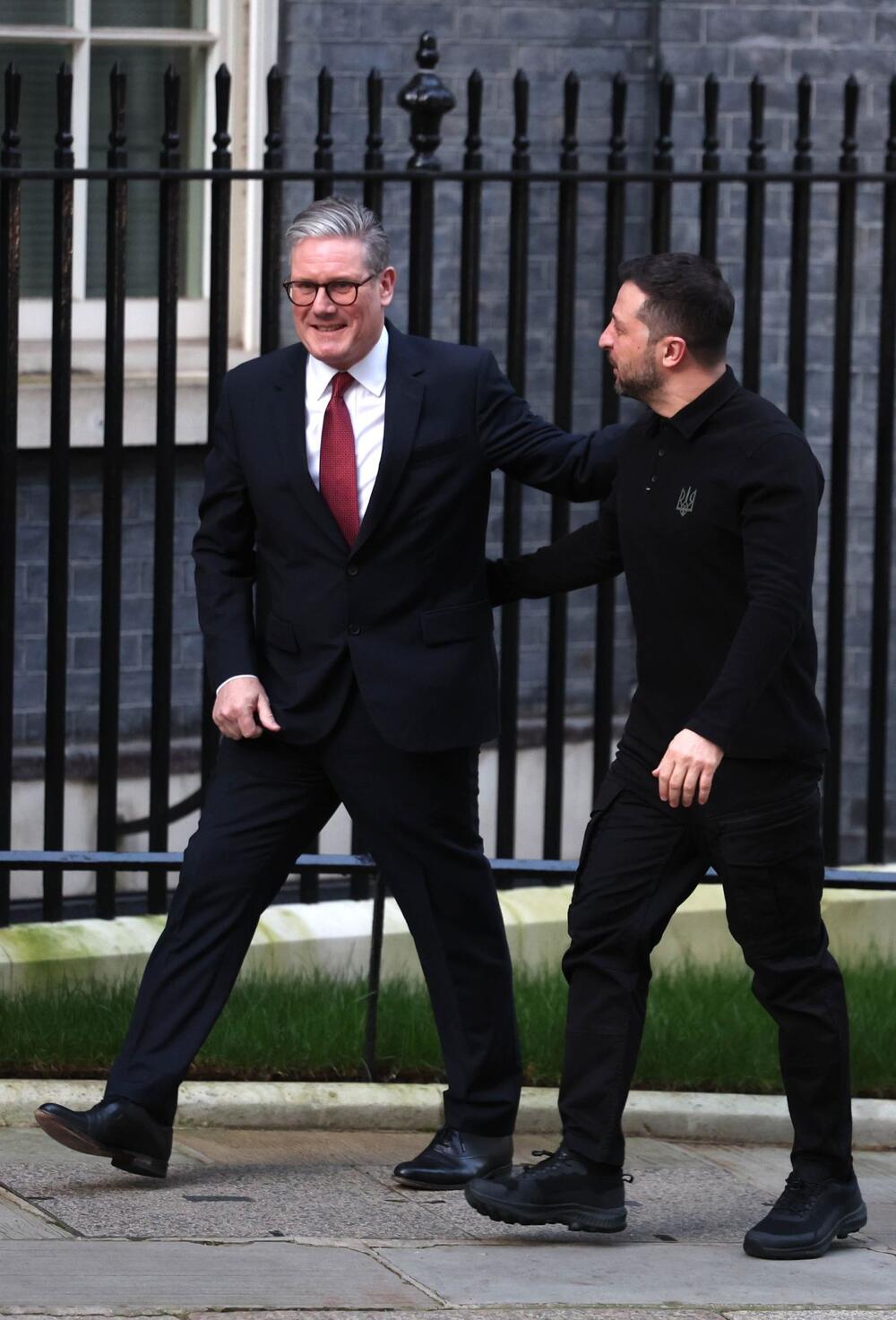 Kir Starmer i Volodimir Zelenski u Dauning stritu
