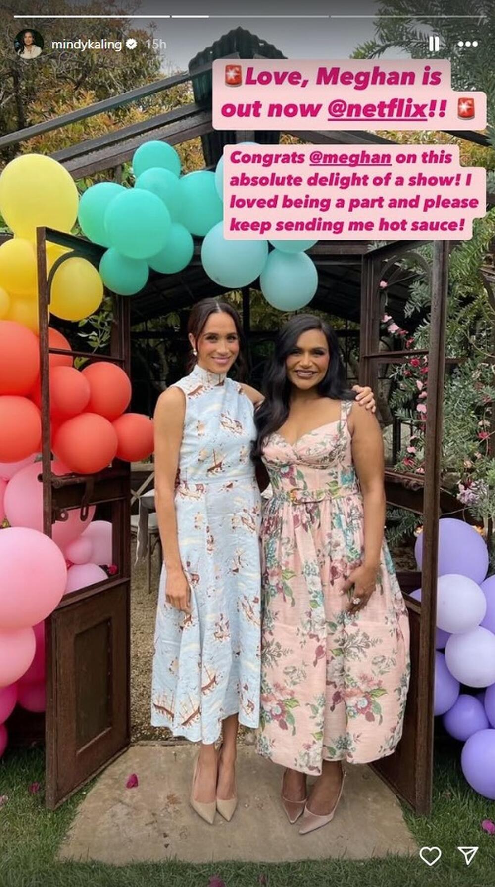 Mindi Kaling je na Instragramu čestitala svojoj prijateljici Megan na novoj emisiji