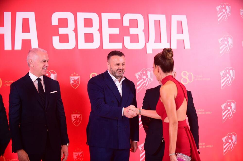 Jovana Joksimović na proslavi 80. rođendana Sportskog društva "Crvena zvezda"