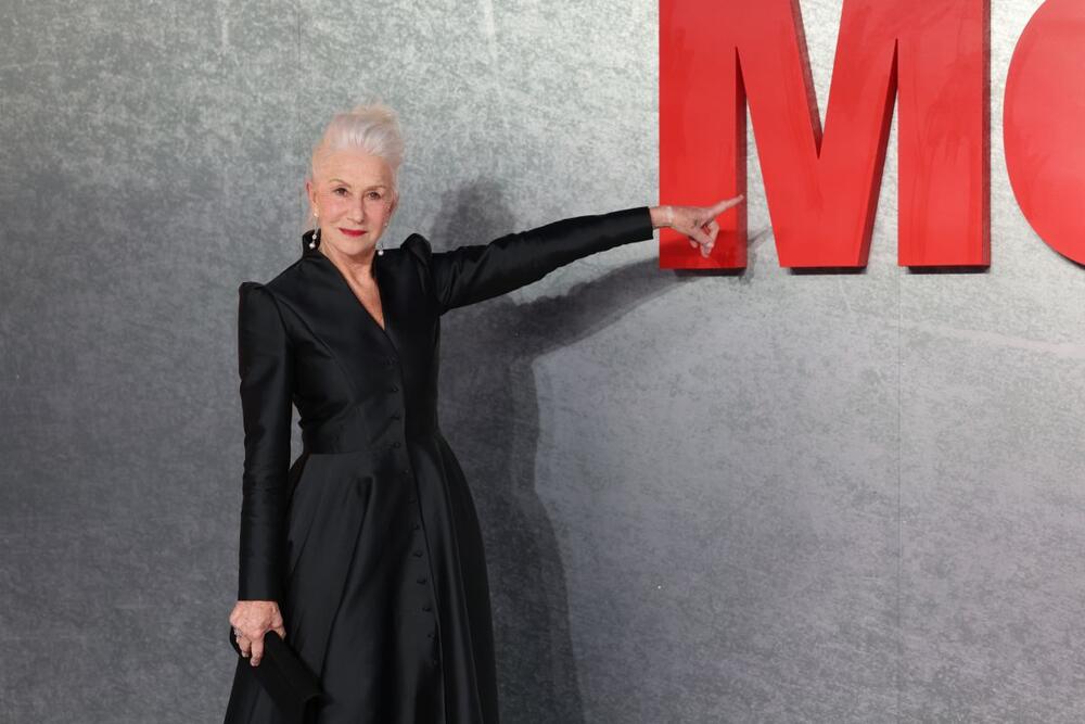 Helena Miren na premijeri serije "Mobland"