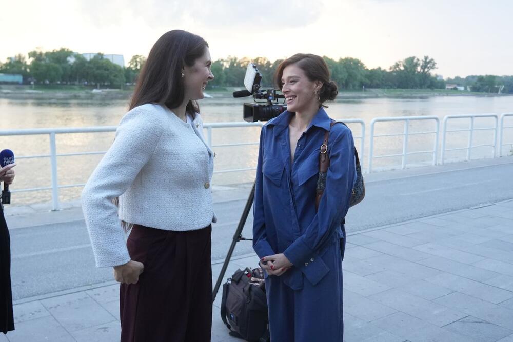 Milica Mandić Đuričić, bivša reprezentativnka u tekvondu i dvostruka olimpijska šampionka, u društvu glumice Milene Radulović