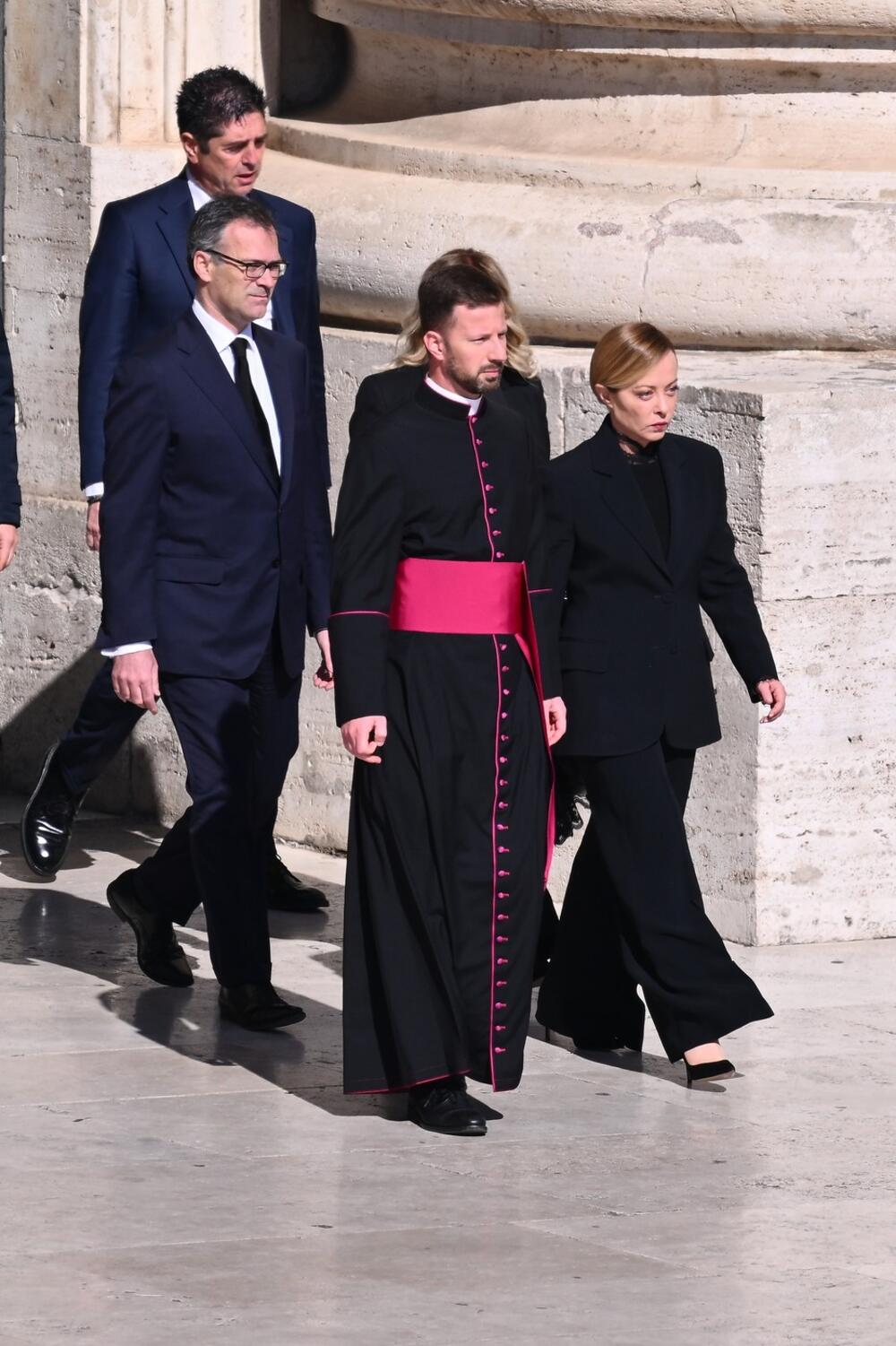 Đorđa Meloni na sahrani pape Franje u Vatikanu