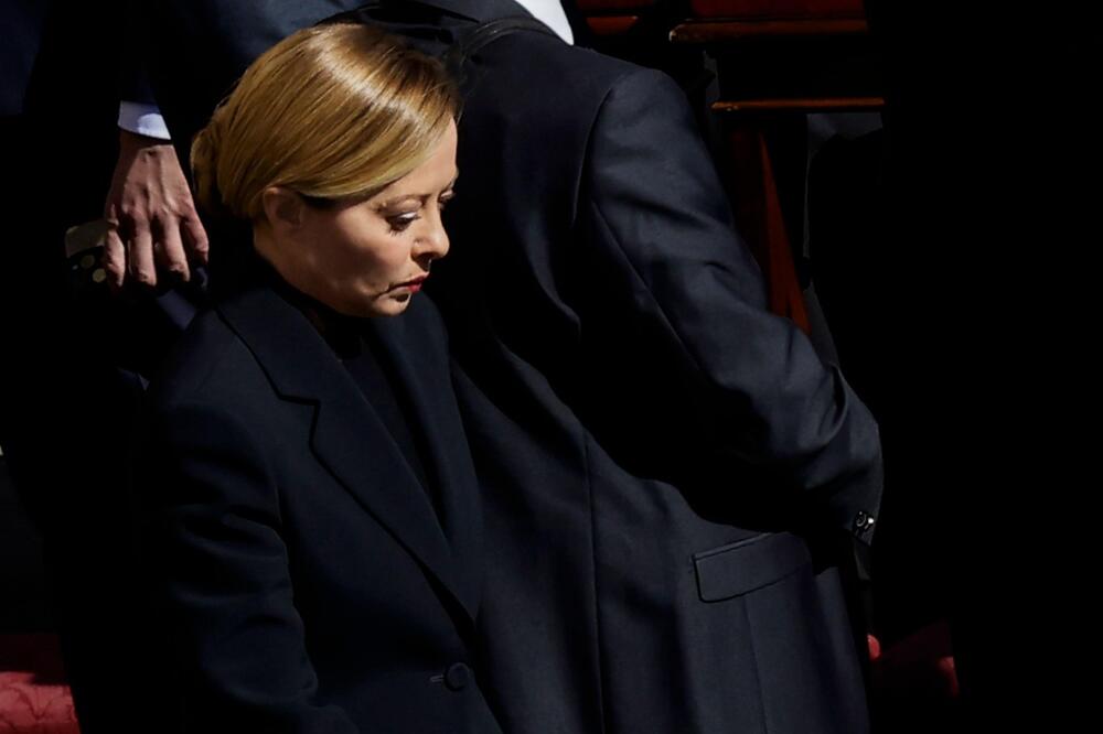 Đorđa Meloni na sahrani pape Franje u Vatikanu