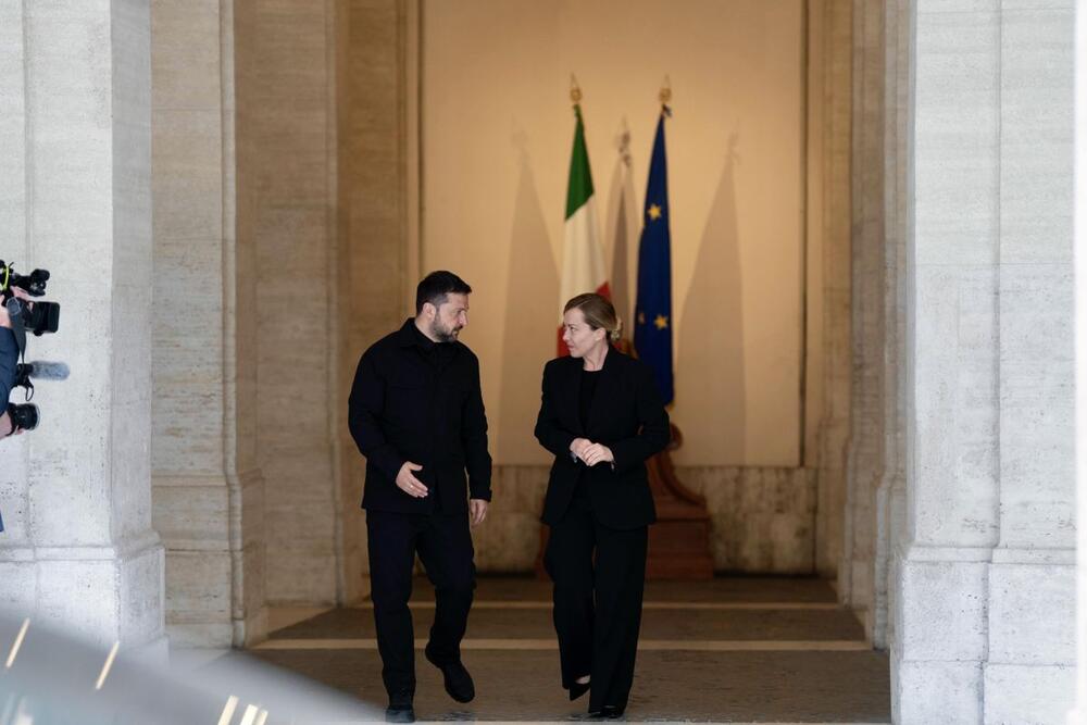 Đorđa Meloni na sahrani pape Franje u Vatikanu