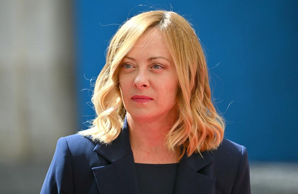 Đorđa Meloni na inauguraciji pape Lava XIV