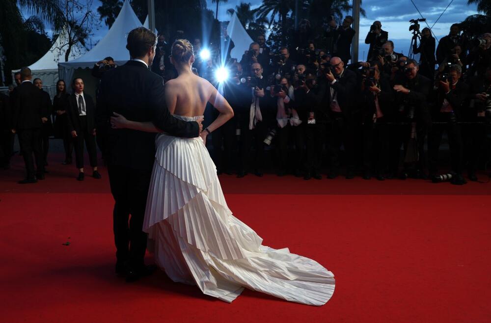 Dženifer Lorens u Dior haljini na 78. Kanskom festivalu