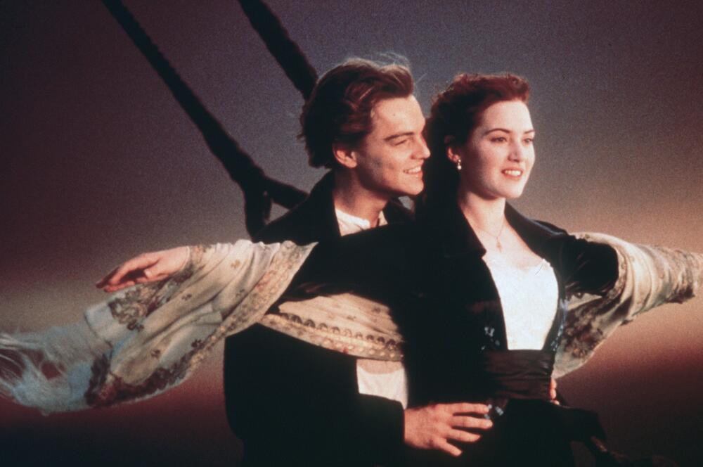 Leonardo Dikaprio i Kejt Vinslet kao Džek i Rouz u 'Titaniku'