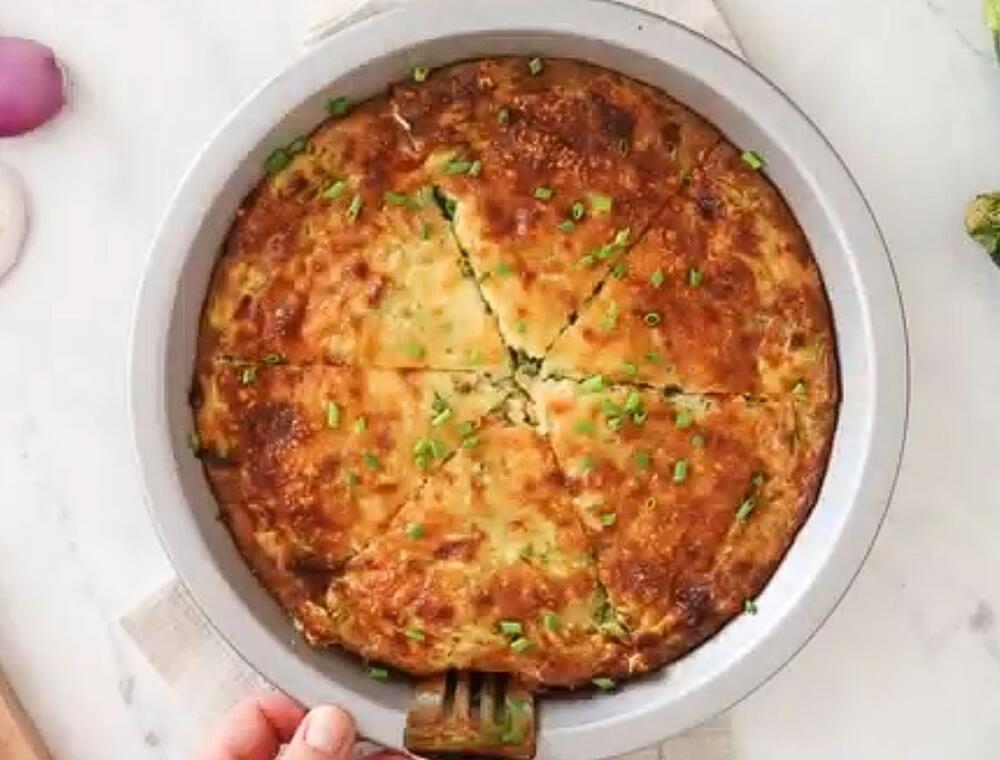 Pita sa vlašcem, tikvicama i sirom, bez gotovih kora 