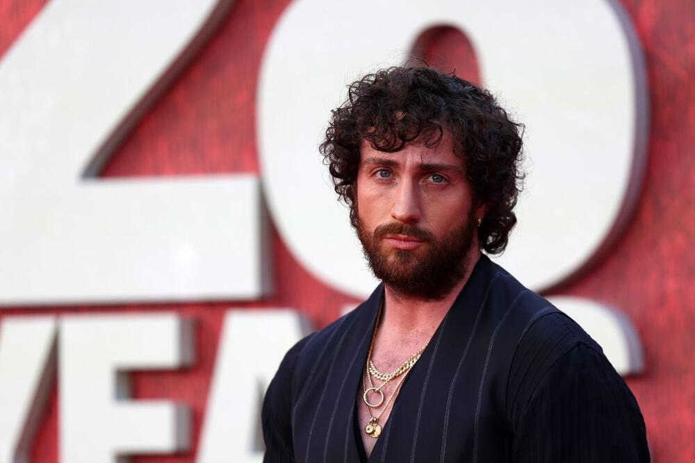 Aron  Tejlor-Džonson na premijeri filma "28 godina kasnije"