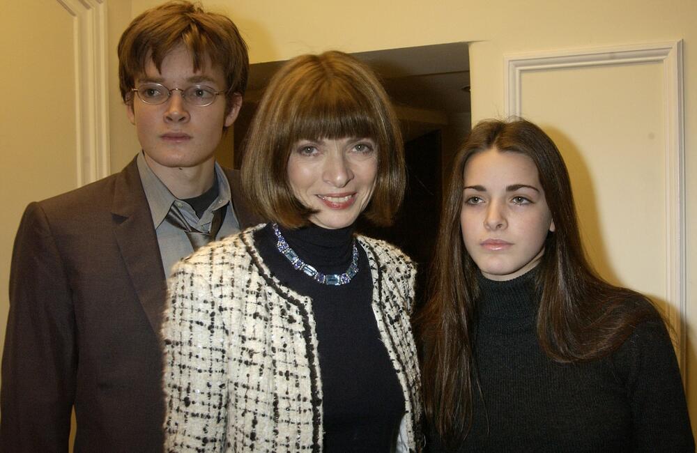 Ana Vintur sa sinom Čarlsom i ćerkom Ketrin 2002. godine