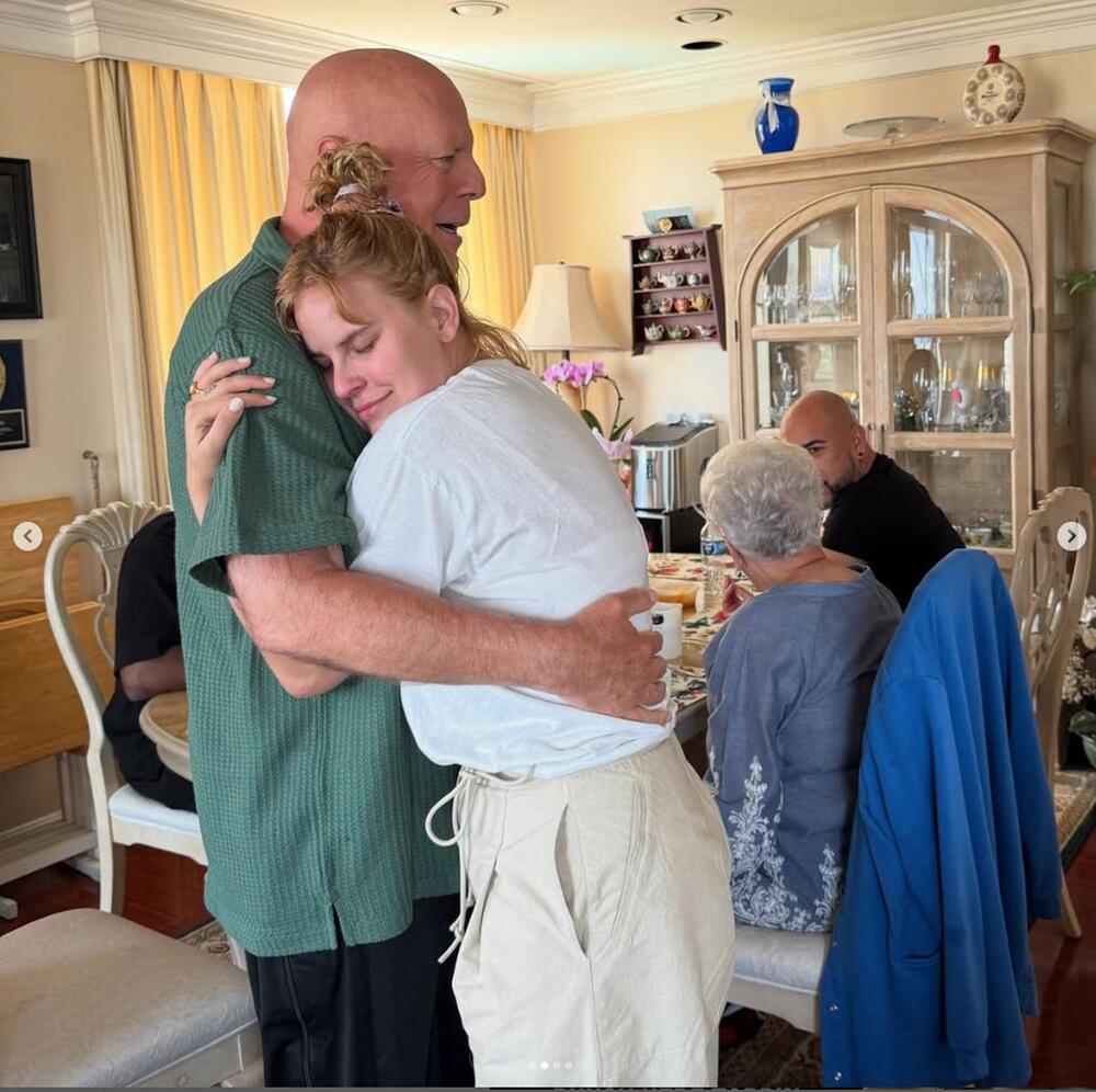 Brus Vilis sa ćerkom Talulom