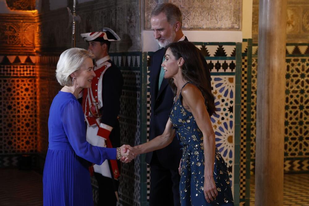 Kralj Felipe i kraljica Leticija od Španije u Sevilji su održali svečani prijem za učesnike IV Međunarodne konferencije UN o finansiranju razvoja