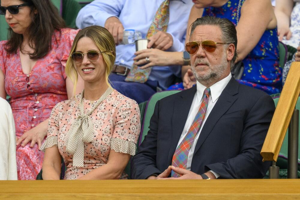 Rasel Krou s verenicom Britni na Vimbldonu