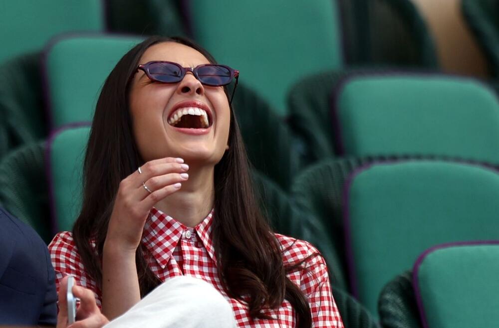 Olivija Rodrigo na Vimbldonu 2025.