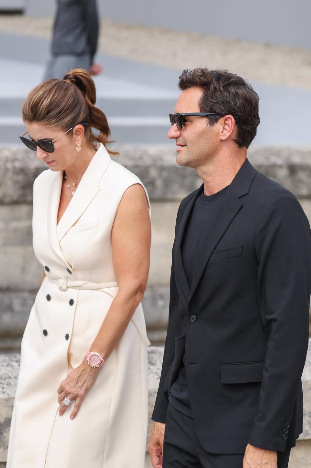 Mirka i Rožer Federer na Dior reviji