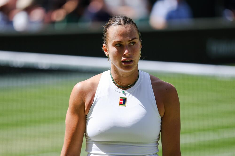 Arina Sabalenka na Vimbldonu 2025.