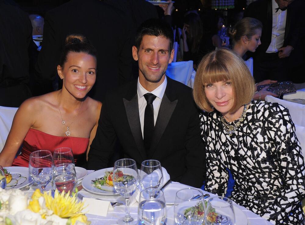 Jelena i Novak Đoković s Anom Vintur