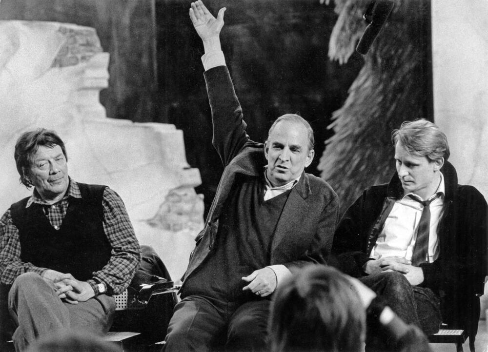 Alan Edval, Ingmar Bergman i Stelan Skarsgord 1983. godine