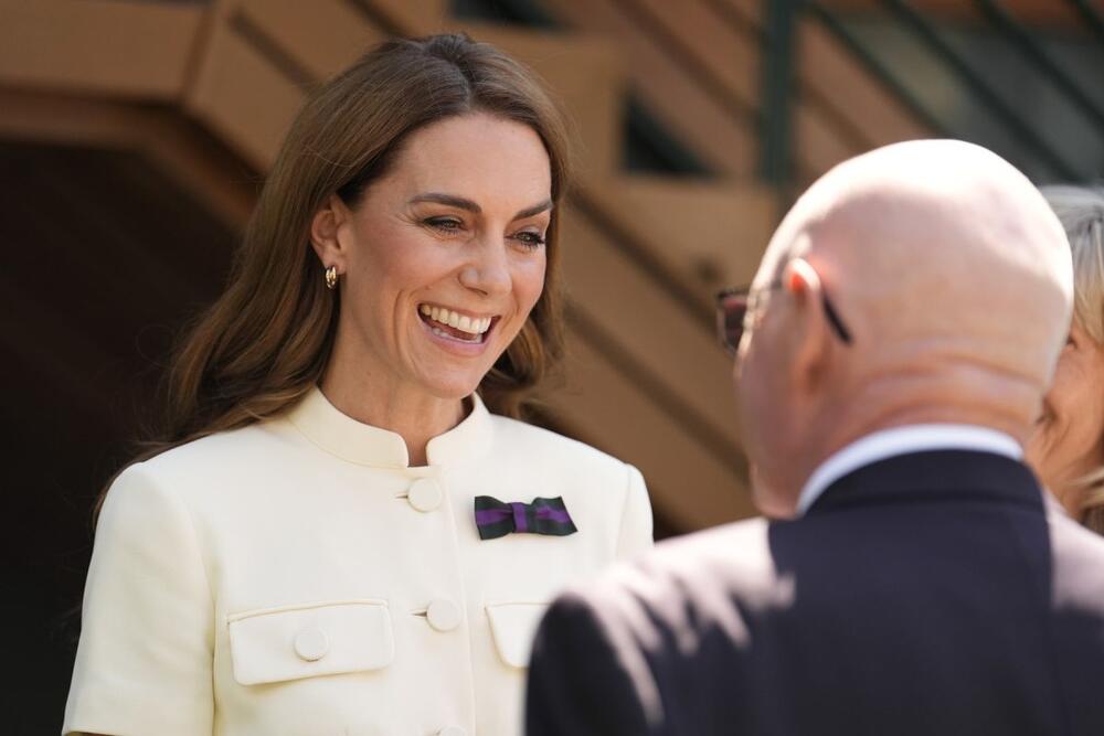 Kejt Midlton u ženskom finalu na Vimbldonu