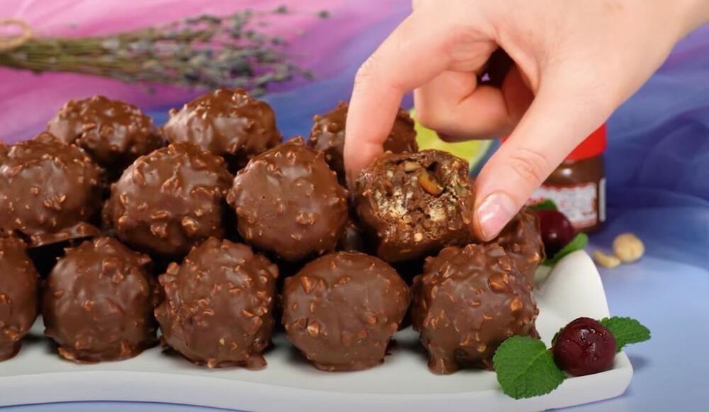 Hrskave čokoladne kuglice