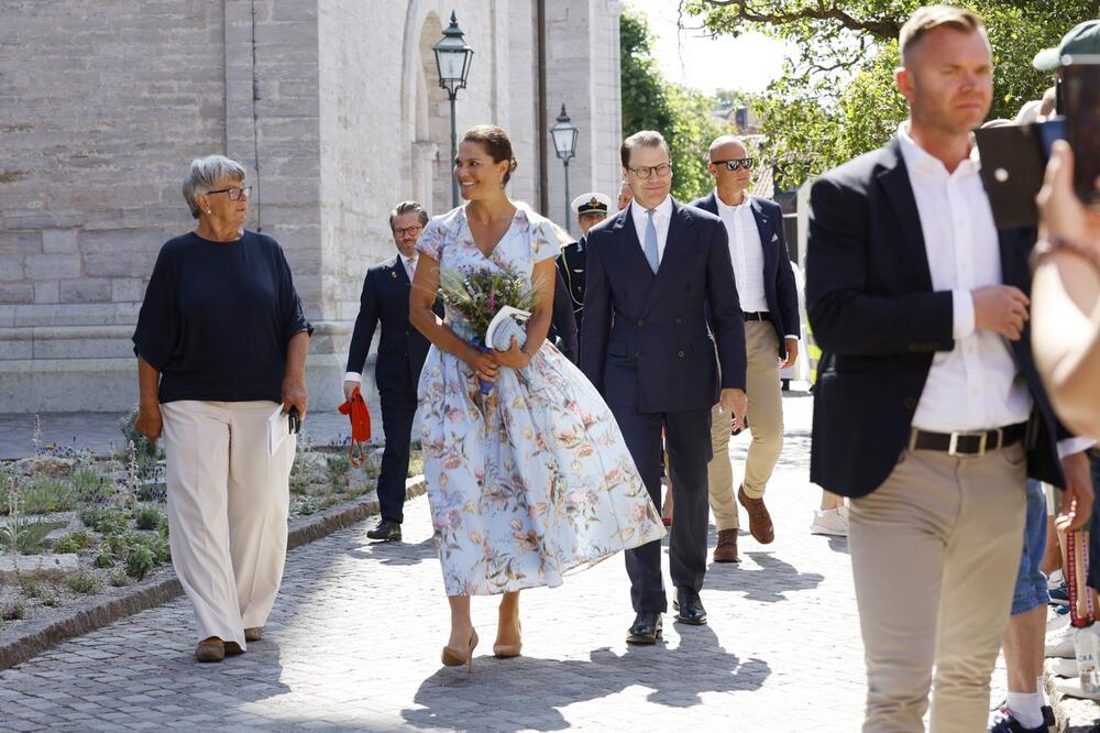 Princeza Viktorija od Švedske na obeležavanju 800. godišnjice od otvaranja Katedrale Visbi