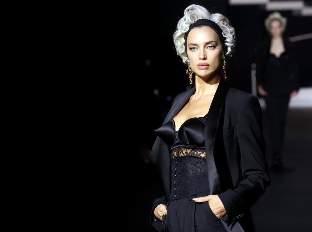 Irina Šajk na modnoj pisti