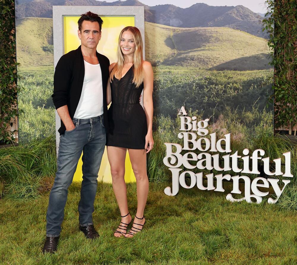 Kolin Farel i Margo Robi predstavljaju film "Veliko, smelo, prelepo putovanje" (A Big Bold Beautiful Journey)