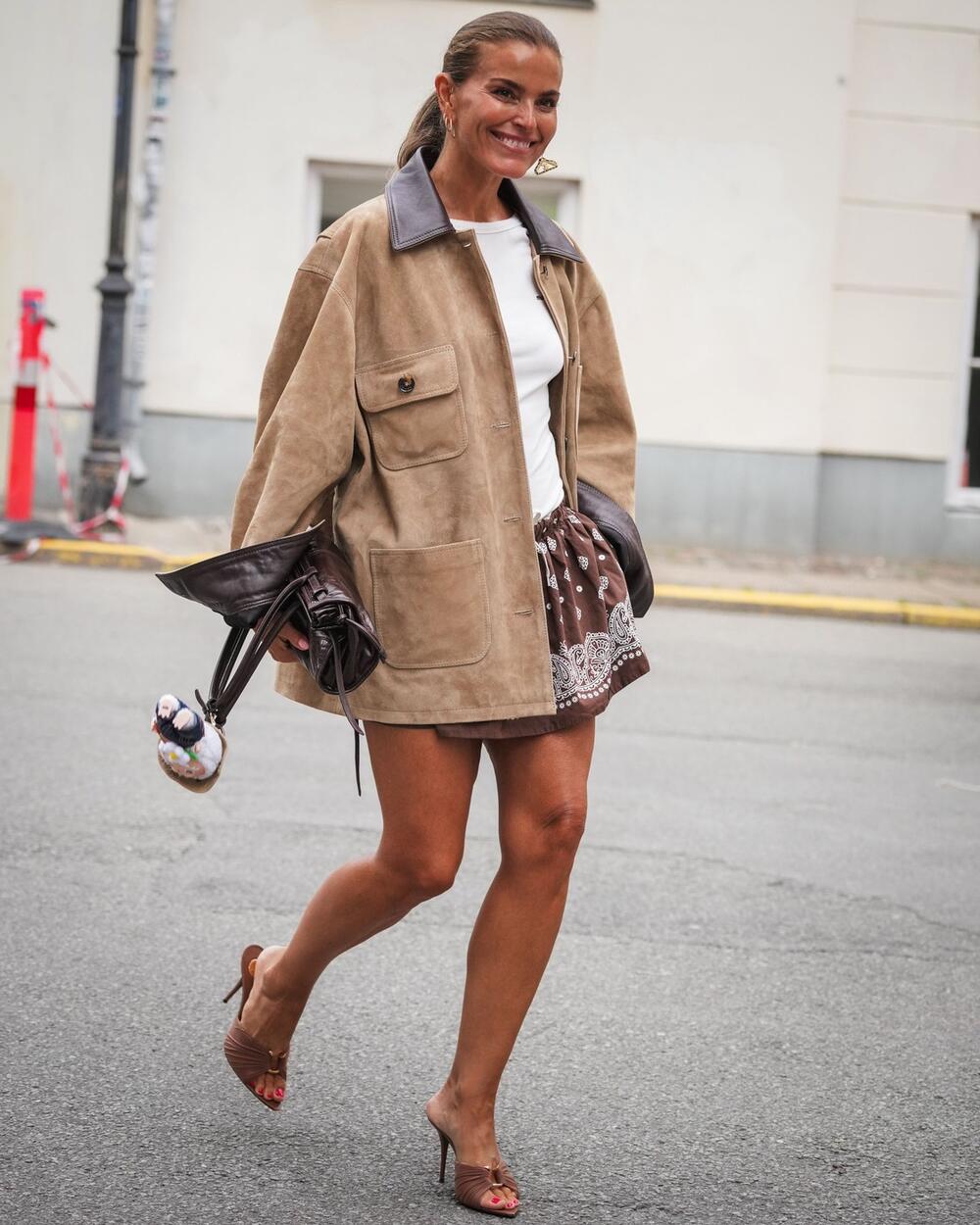 Barn jakna na Nedelji mode u Kopenhagenu