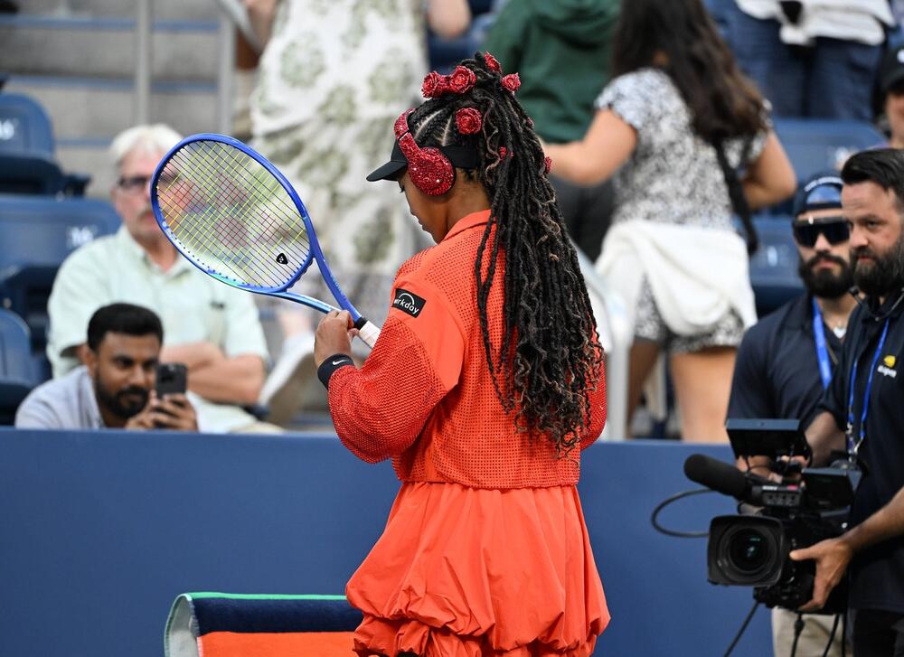 Naomi Osaka pred prvi meč US Opena 2025.