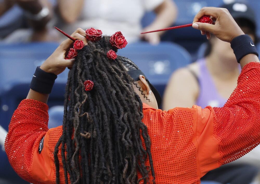 Naomi Osaka pred prvi meč US Opena 2025.